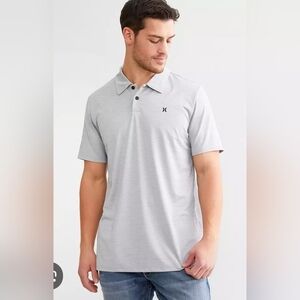Hurley Designed Exclusive For The Buckle Saddle Polo Light Gray XXL Shirt Top